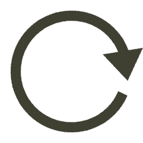 Dark Rotate Clockwise Arrow Icon